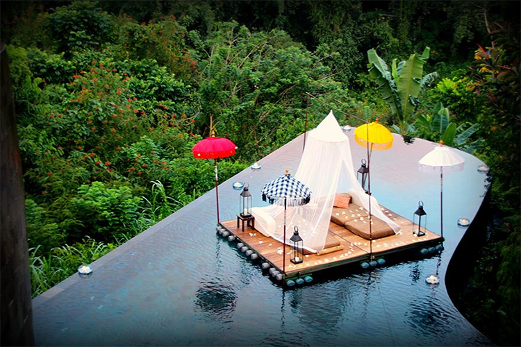 Hotel Ubud với hồ bơi tuyệt đẹp giữa rừng