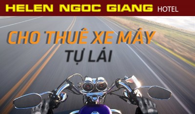 Cho thuê xe gắn máy tự lái tại khách sạn Helen Ngoc Giang Hotel Long Xuyên An GIang